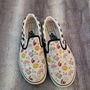 Vans Flour Shop slip on sneakers size 6.5